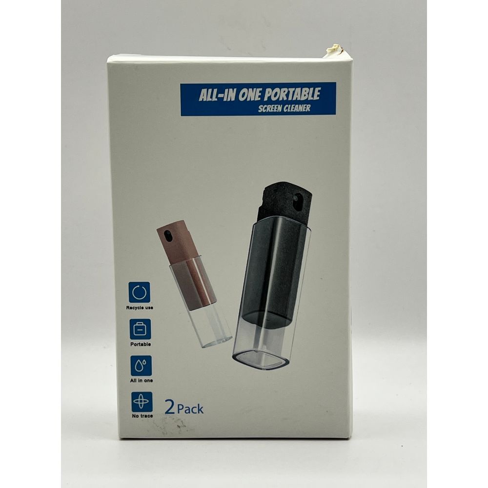 Portable Screen Cleaner Mist Spray Kit with Microfiber Cloth 2‎ Pack Electronics